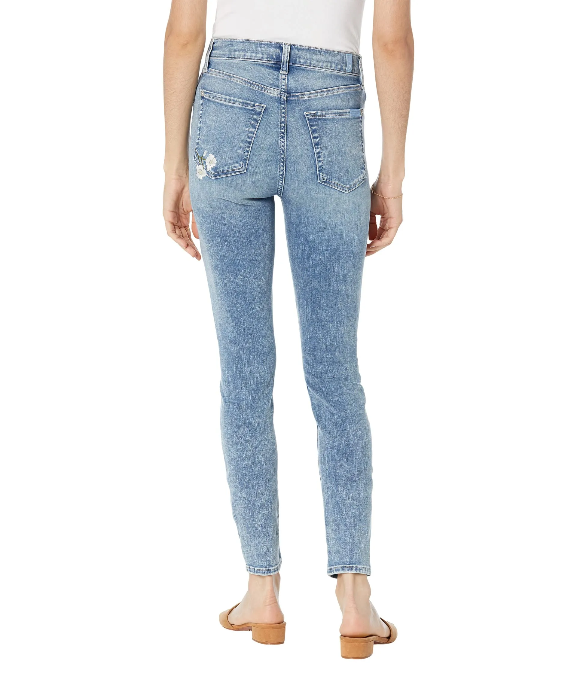 7 For All Mankind Jeans, High-Waisted Ankle Skinny