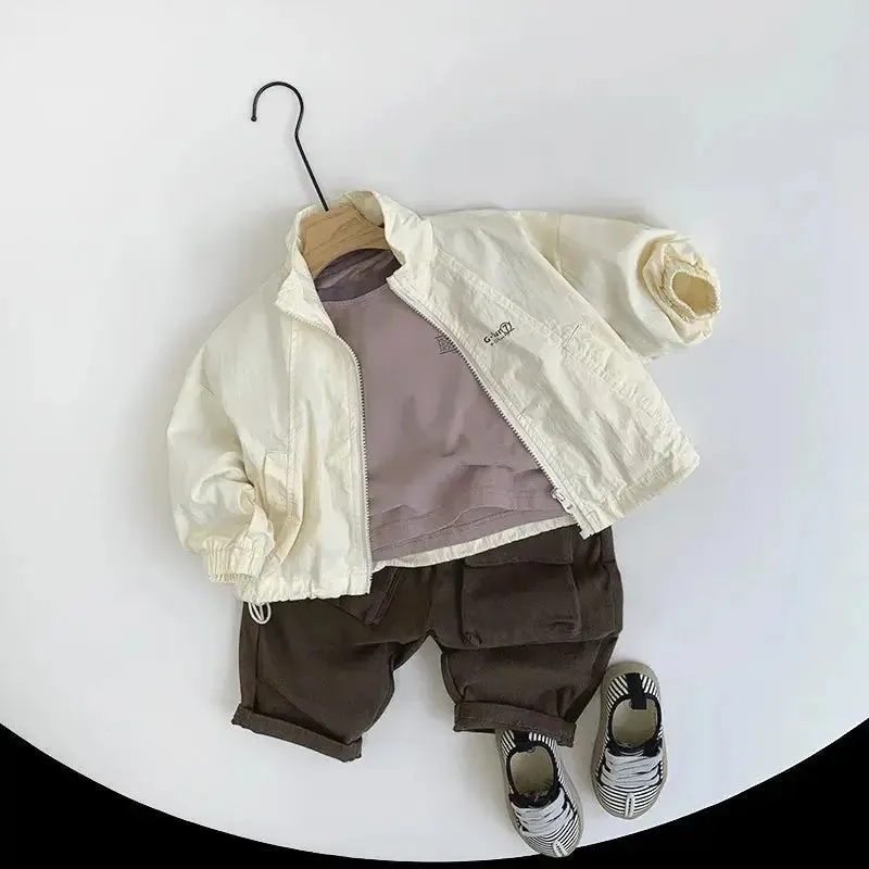 Casual Big Pocket Solid Pants