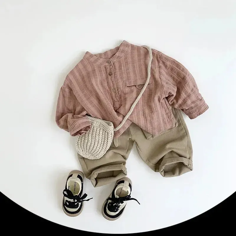 Casual Big Pocket Solid Pants
