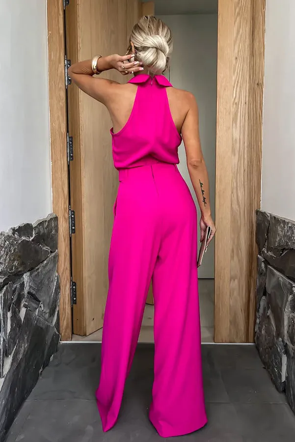 Elegant Halter Neck Jumpsuit