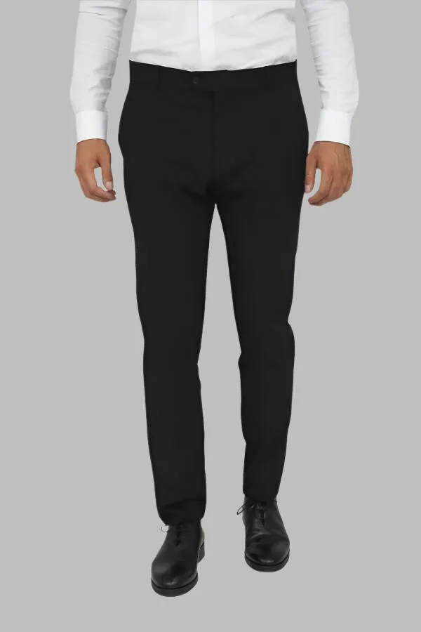 Golden Floral Pattern Shawl Lapel Tuxedo Jacket with Black Pants - Luxe Evening Look