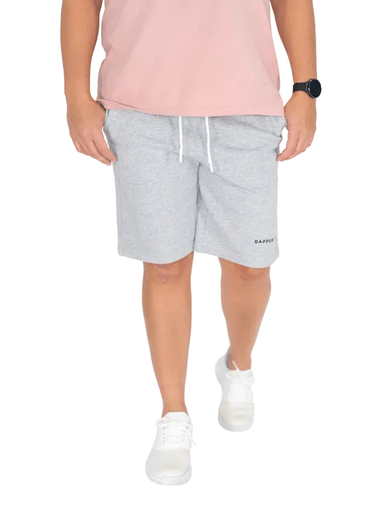 Grey Melange Sweatshorts