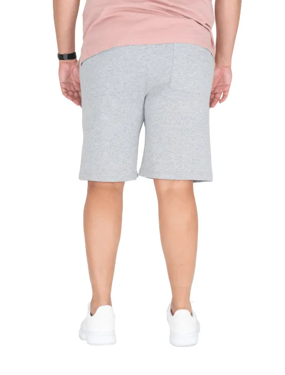 Grey Melange Sweatshorts