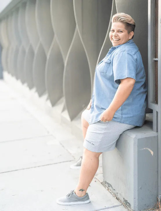 Grey Melange Sweatshorts