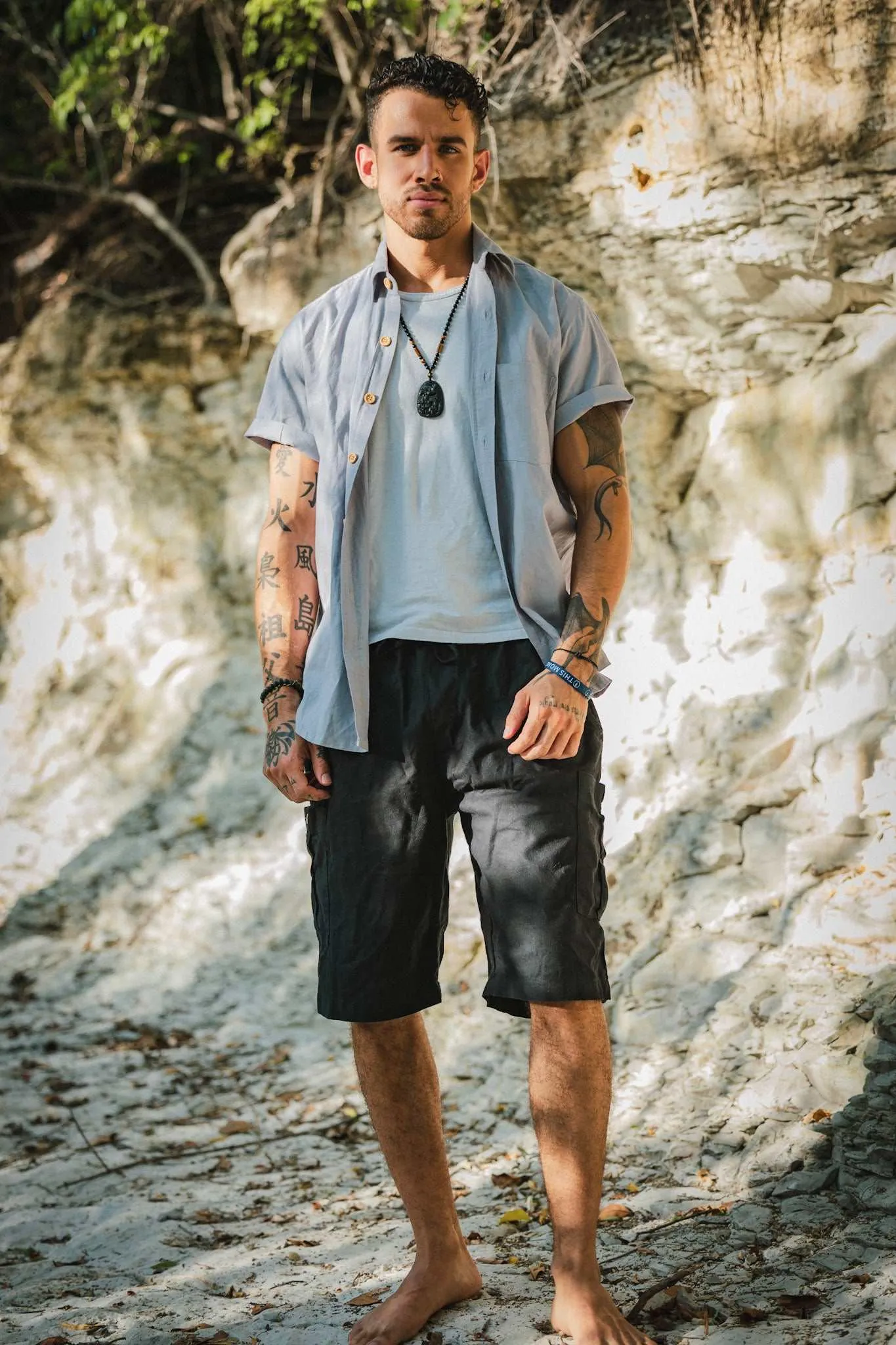 Hemp Shorts - Men's Hemp and Organic Cotton Cargo Shorts