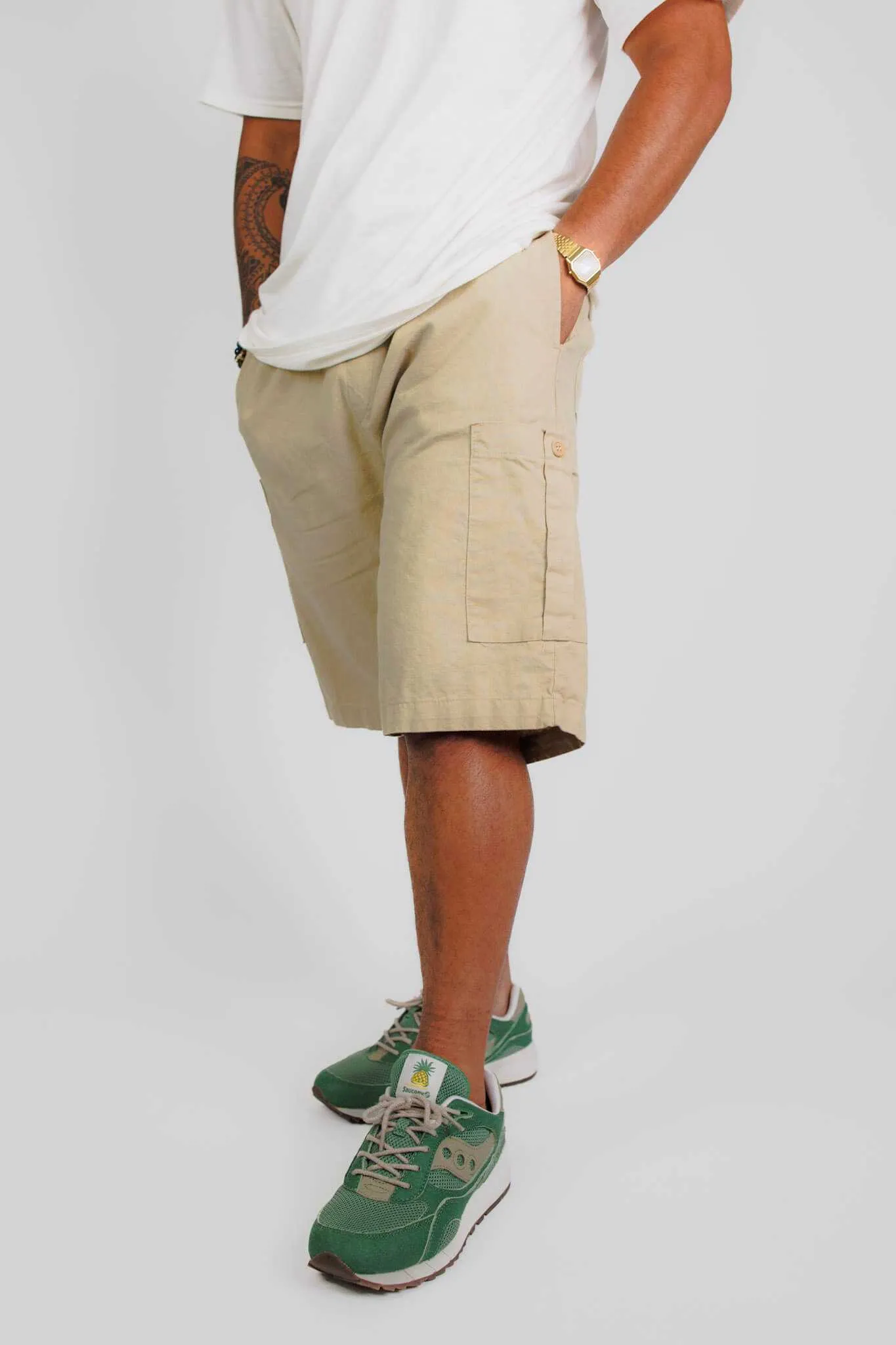Hemp Shorts - Men's Hemp and Organic Cotton Cargo Shorts