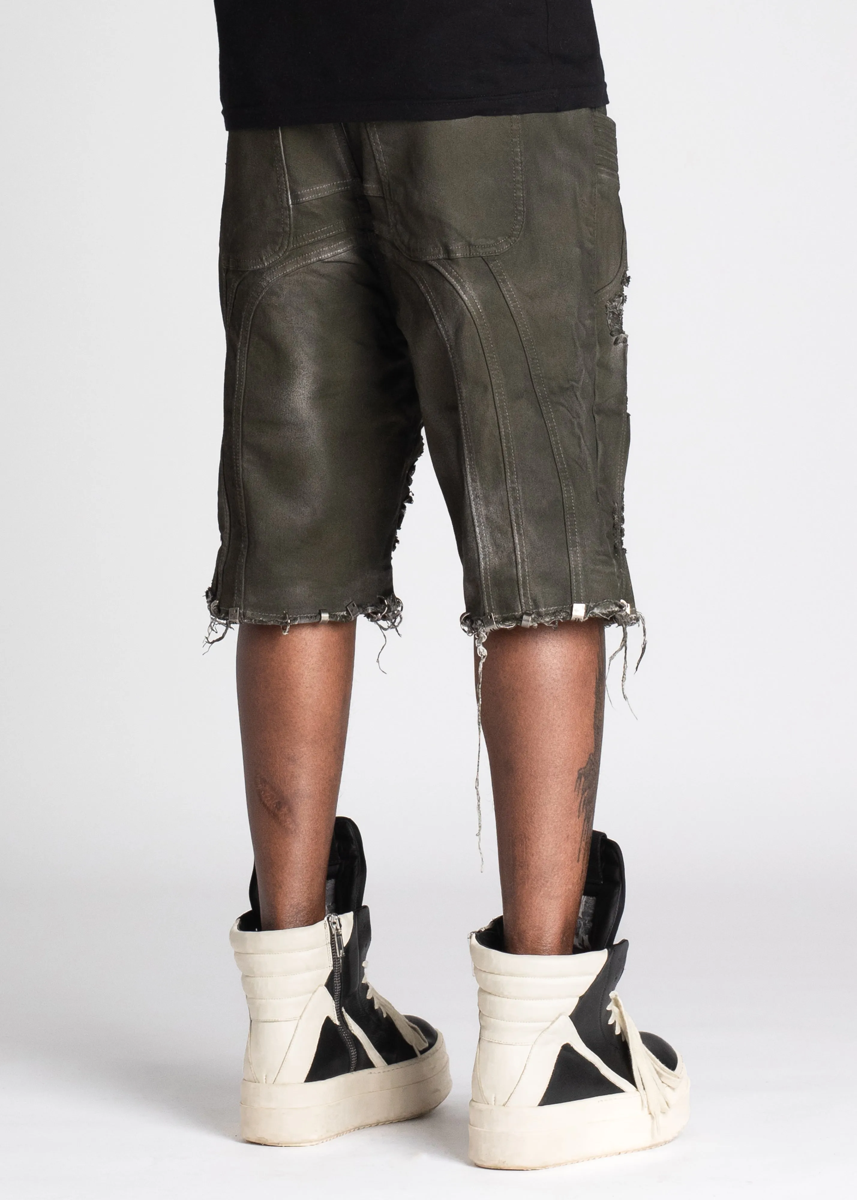 Hunter Green Dirty Denim