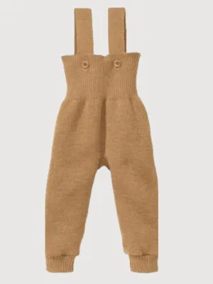 Knitted Pants For Baby Karamell In Wool | Disana