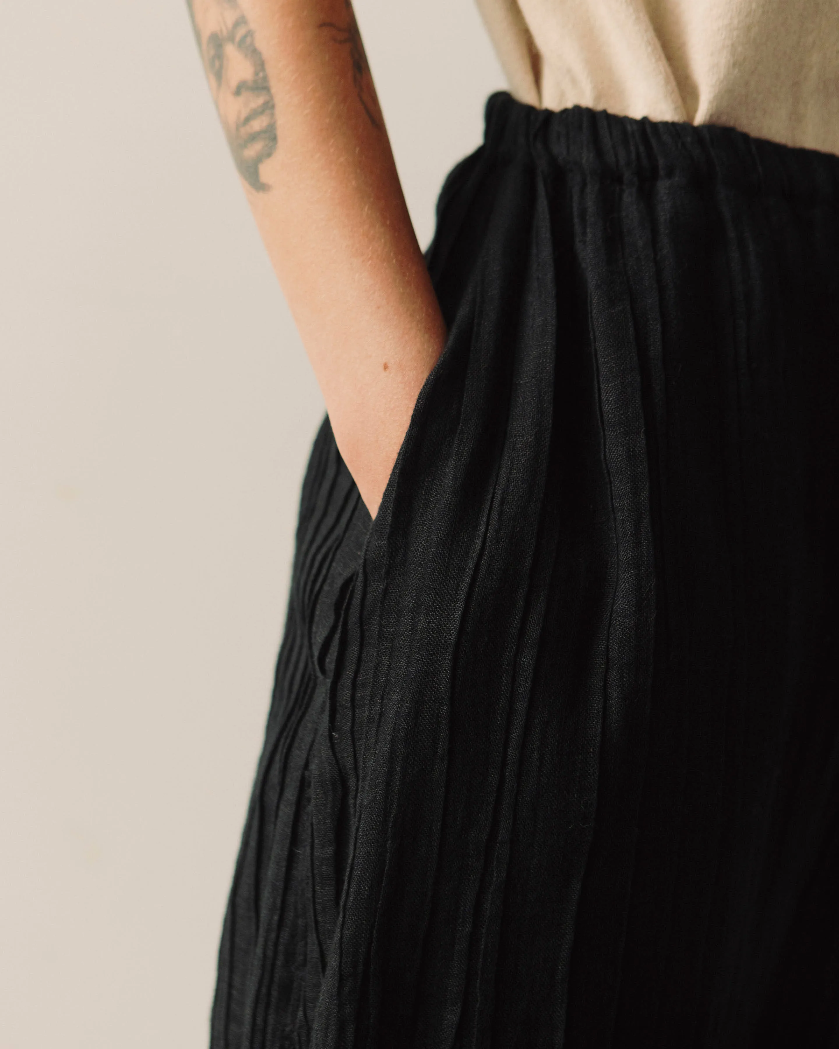 Lauren Manoogian Gauzy Pants, Black