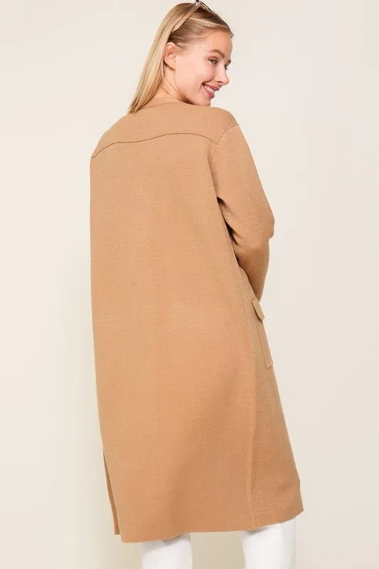 Long Cardigan With Buttons