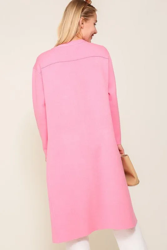 Long Cardigan With Buttons