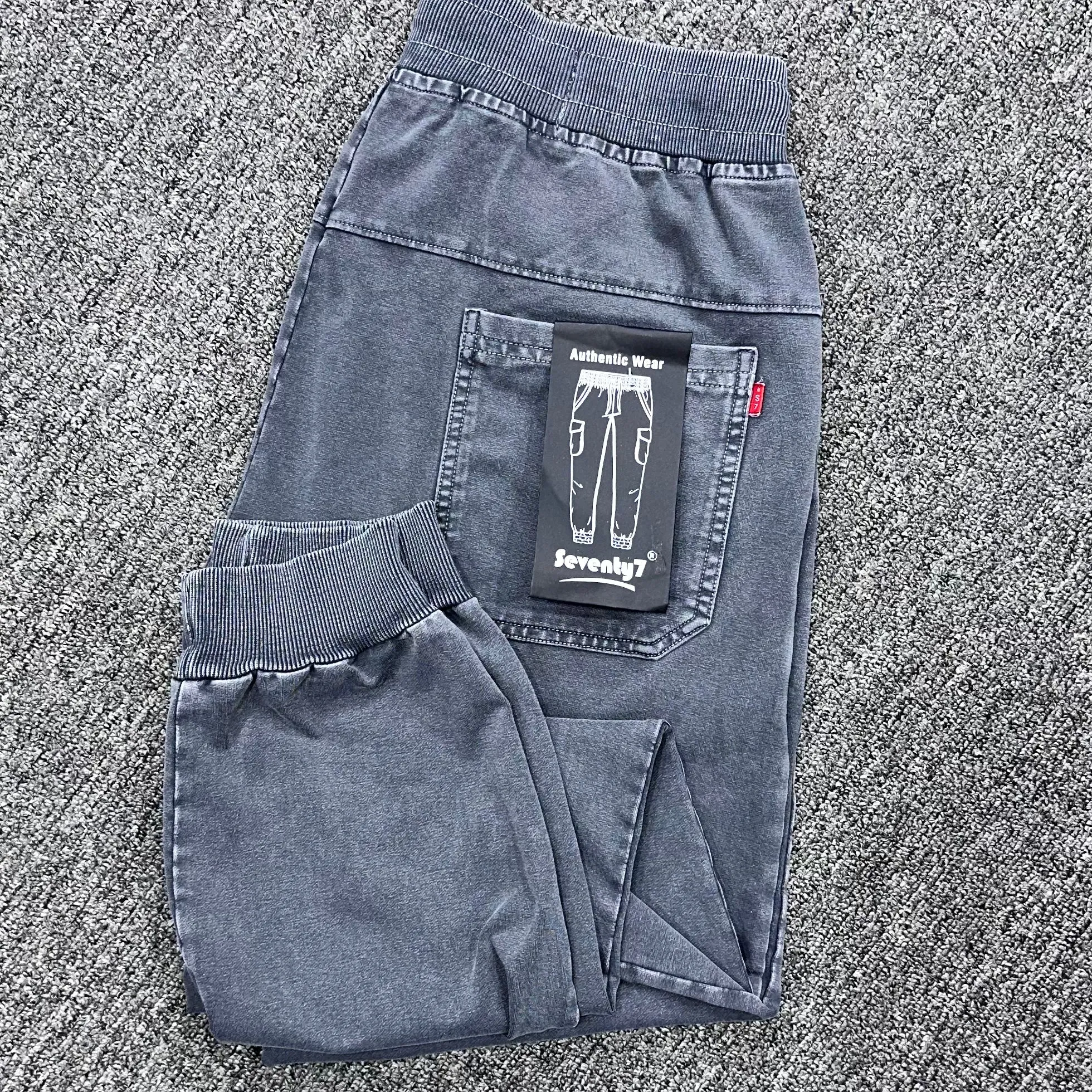 Men's RFD Grey Cotton Terry Lycra Joggers