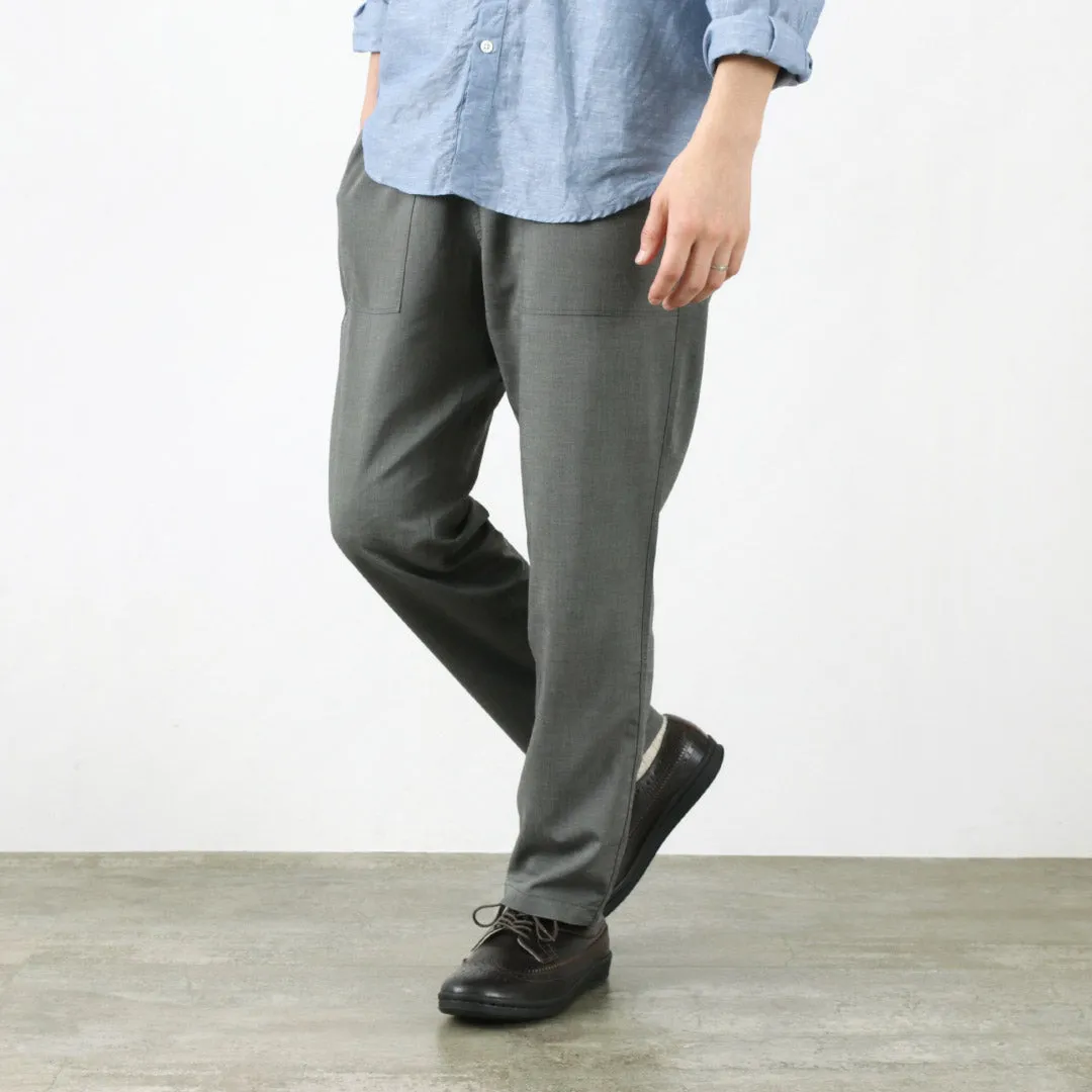 RE MADE IN TOKYO JAPAN / High Twist Tro Dress Easy Slacks
