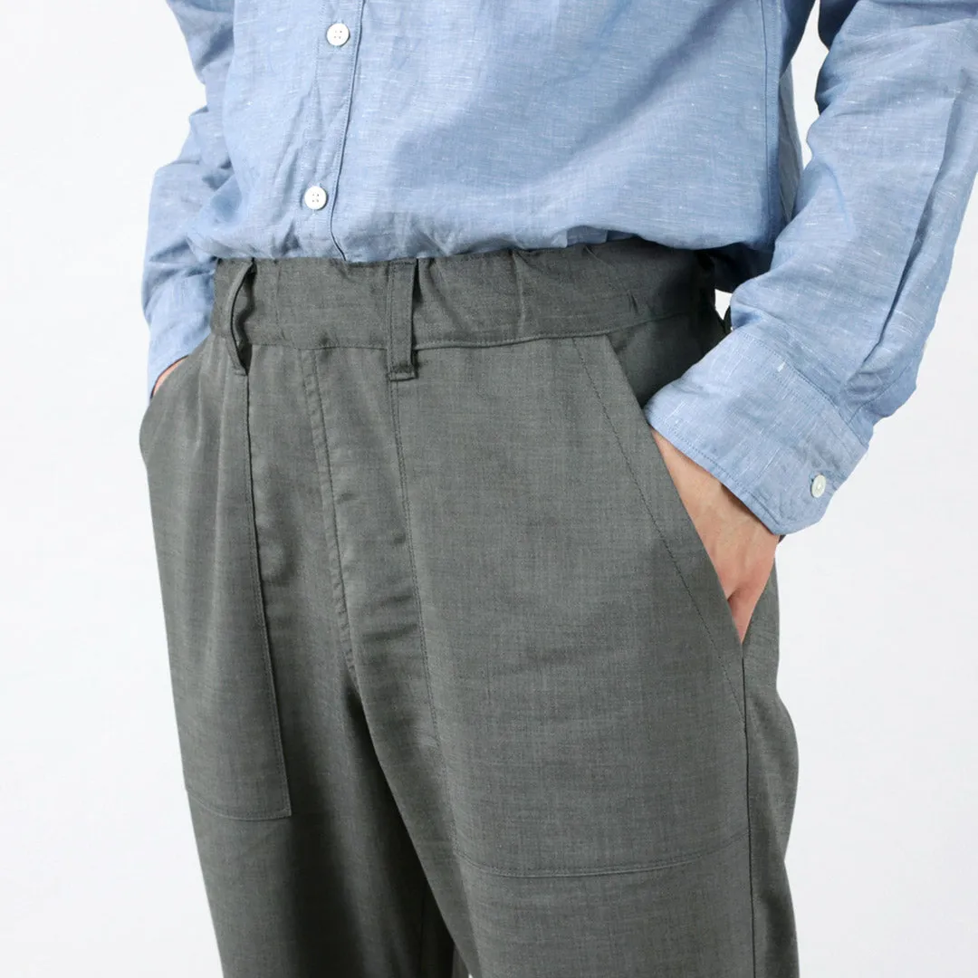 RE MADE IN TOKYO JAPAN / High Twist Tro Dress Easy Slacks