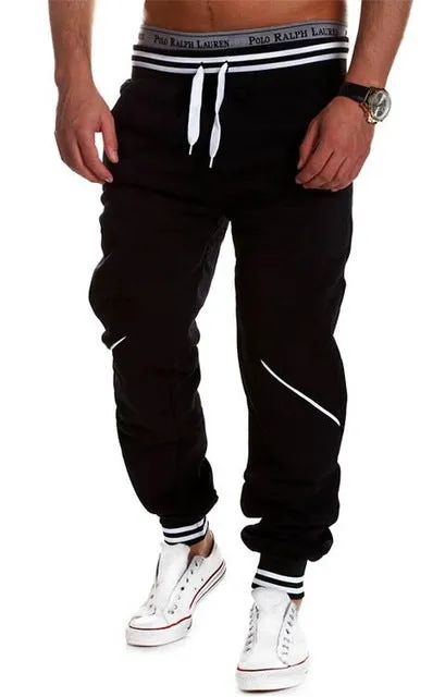 Solid Hip Hop Harem Jogger Pants