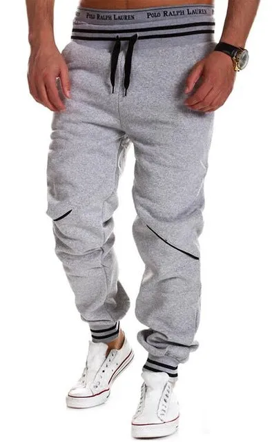 Solid Hip Hop Harem Jogger Pants