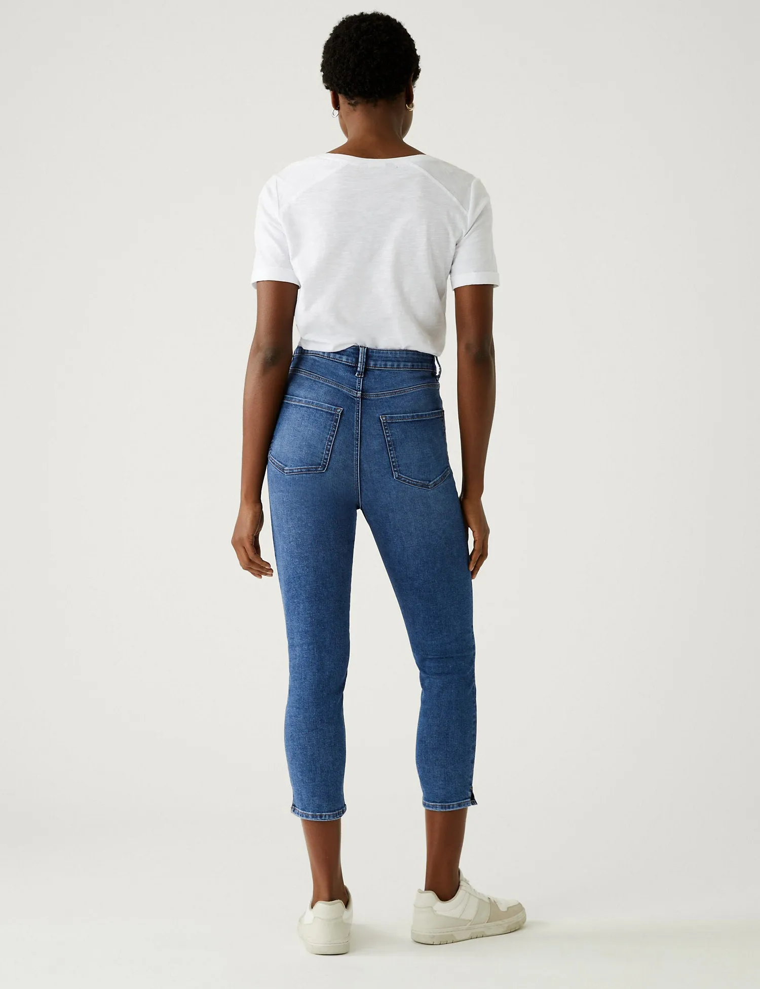 Supersoft High Waisted Skinny Cropped Jeans
