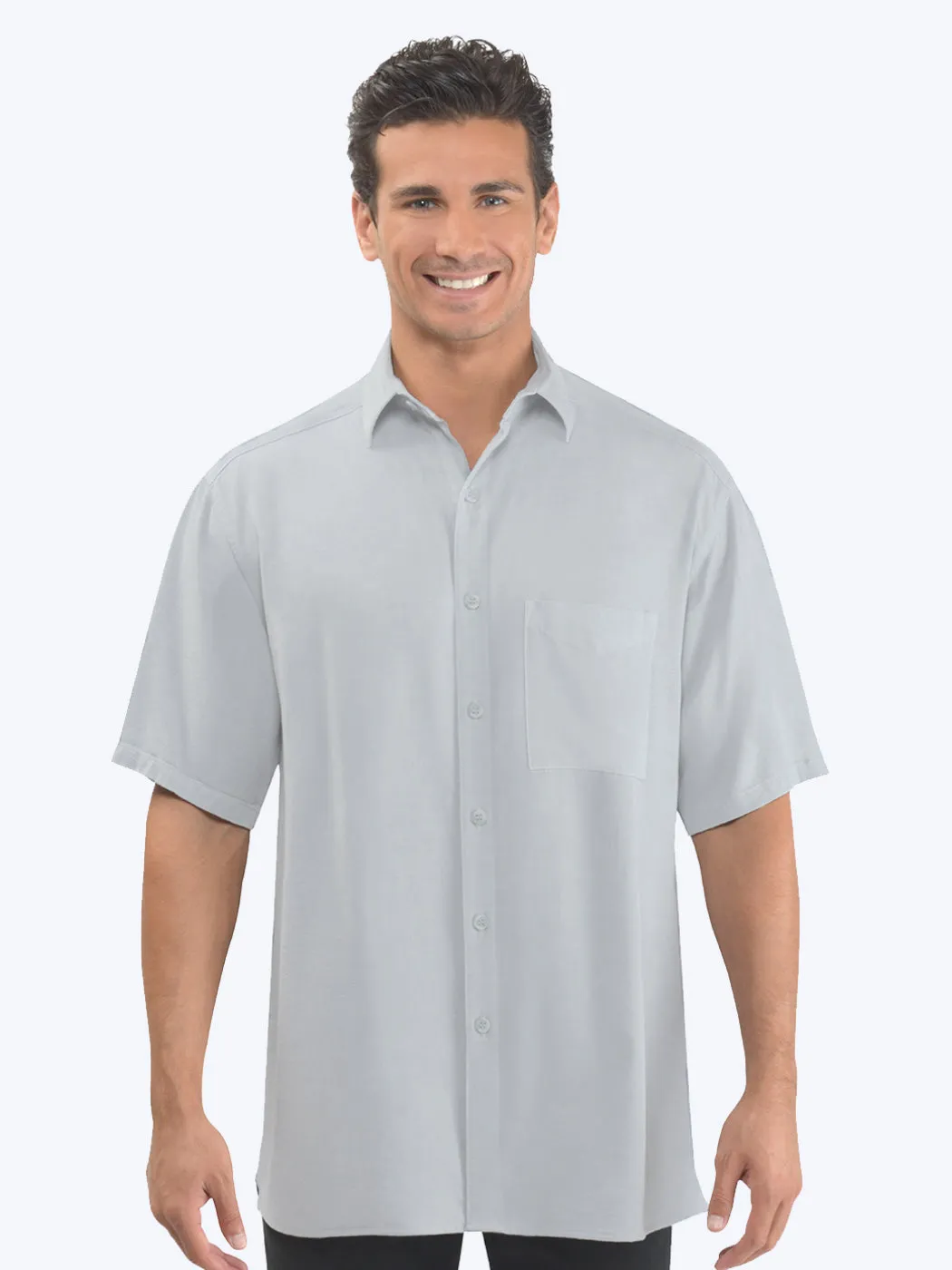 Tianello TENCEL™ Men's  Short Sleeved Camp Shirt