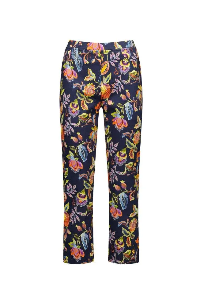 Vassalli Printed Slim Leg 7/8 Length Lightweight Pull On Brazil