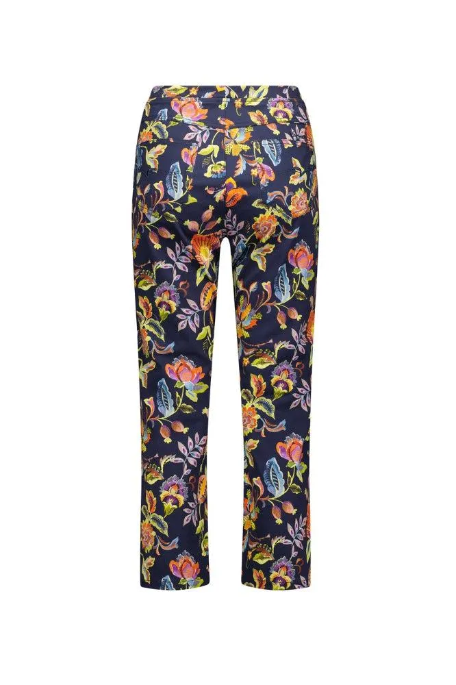 Vassalli Printed Slim Leg 7/8 Length Lightweight Pull On Brazil