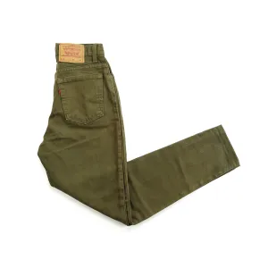 Vintage Levis 512 Brown High Waisted Jeans