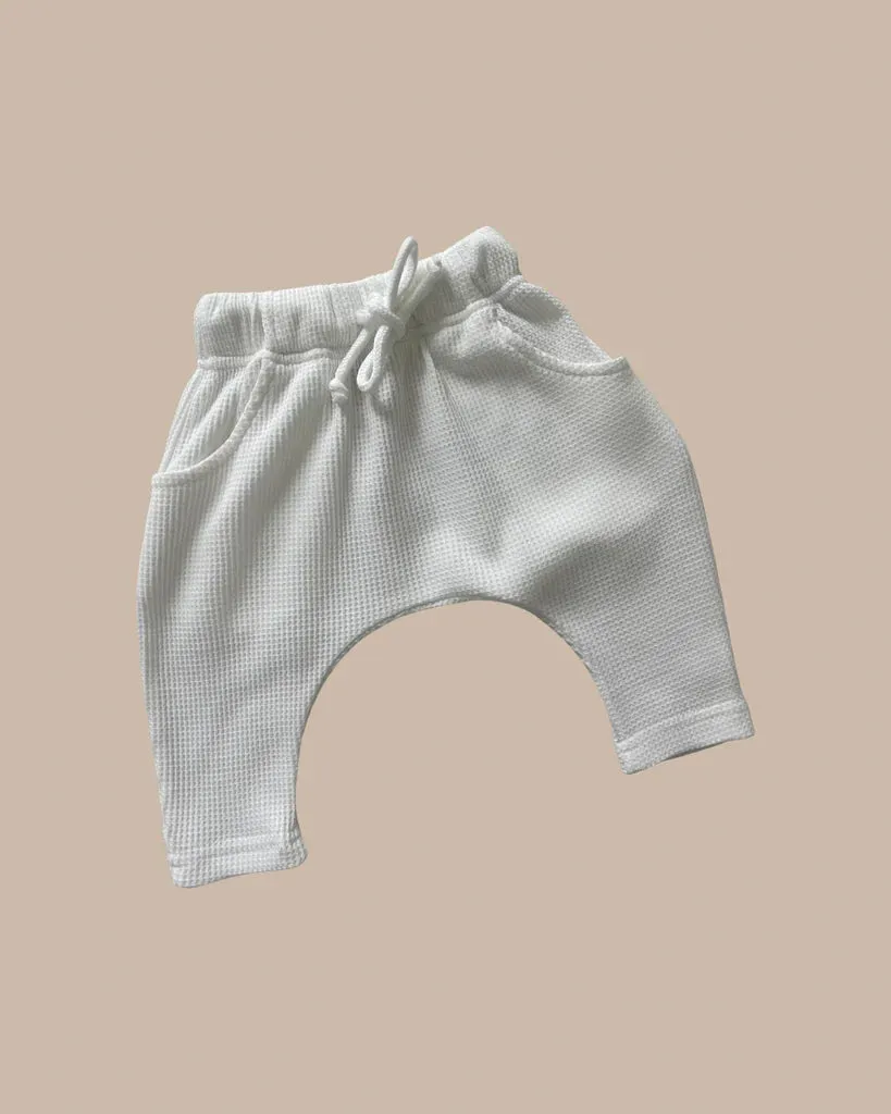 Waffle Harem Pants