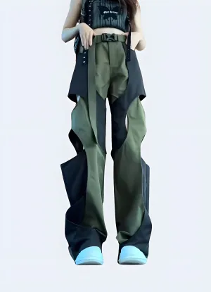 Women's Parachute Patchwork Joggers